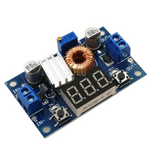 Load image into Gallery viewer, custom 1Pcs XL4015 75W 5A High Power DC-DC Adjustable Step down Module Power Module + LED Voltmeter
