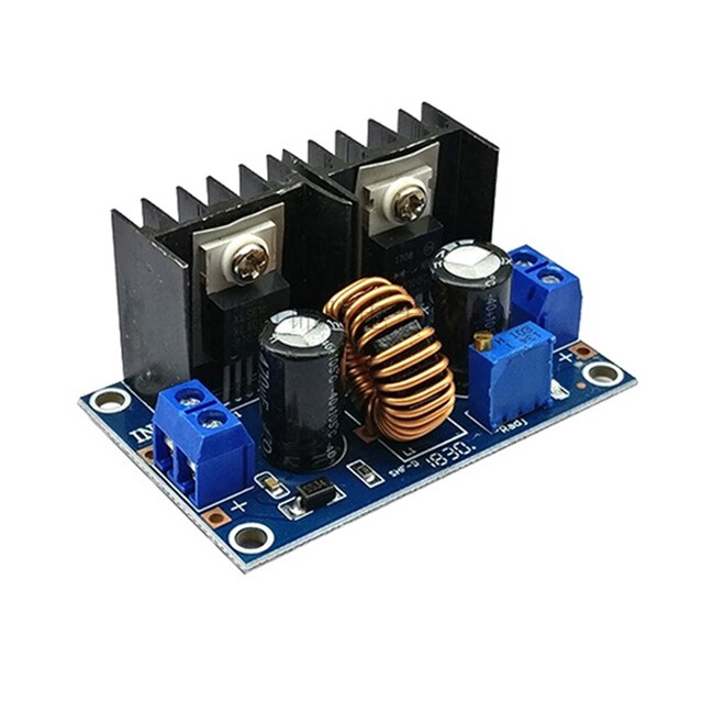 custom 1Pcs XL4016 PWM adjustable 4-36V to 1.25-36V step-down card module up to 8A 200W DC-DC step-down power converter