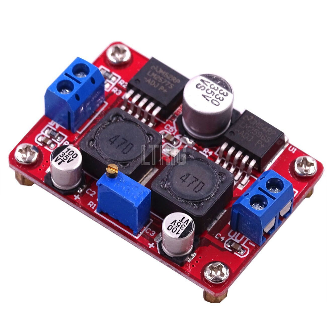 custom 1Pcs XL6019 replace LM2577S LM2596S DC-DC Step Up Down Boost Buck Voltage converter Module 15W
