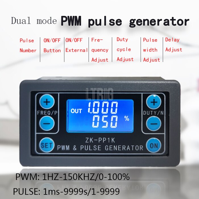customized 1Pcs ZK-PP1K KHZ pulse frequency adjustable square wave device