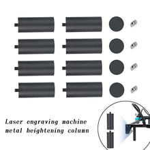 Load image into Gallery viewer, Laser Engraving Machine Metal Heightening Column Heightening Kit Can Be Used With Y-axis Rotary Roller Engraving Module
