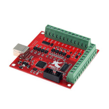 Load image into Gallery viewer, Mach3 4Axis Interface Drive Motion Controller Drive Board CNC Router 100Khz Breakout Compatible With Tb6600/Dm542/Dm556/Dm860
