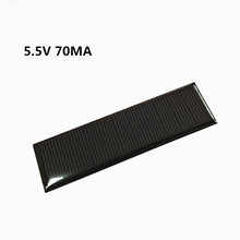 Load image into Gallery viewer, Mini Mono Solar Panel 5V 70MA for DIY Toy/Solar Lawn Light Sensor Lights with Mini solar lipo charger
