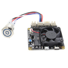 Load image into Gallery viewer, Momentary Self-Reset Power Control Switch / Latching Self-Locking Metal Push Button Switch for Raspberry Pi X735 / X720
