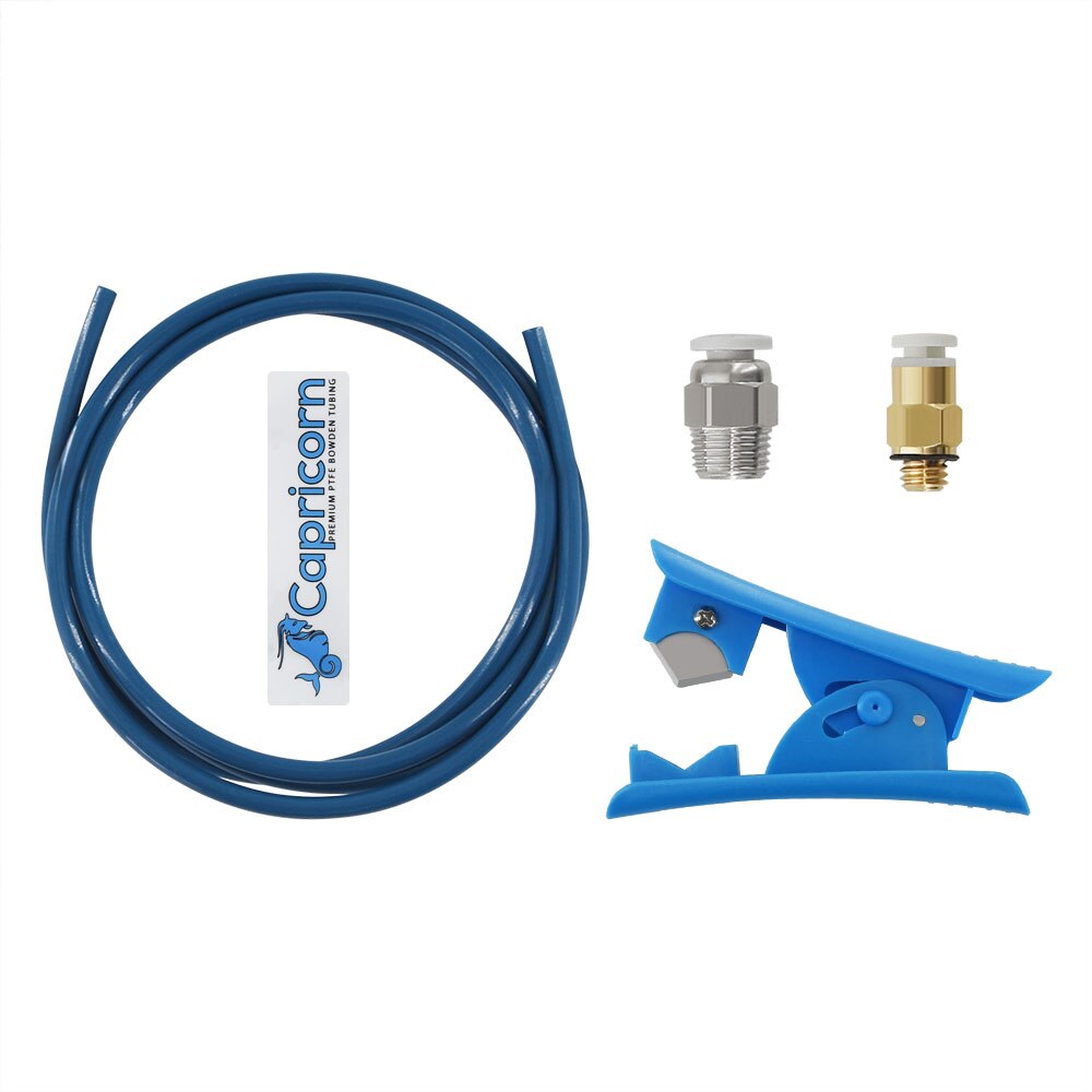 Original Capricorn Bowden PTFE Tubing Blue 1M PTFE Tube 1.75mm Filament Fitting Push To Connect For 3D Printer Ender-3 V2
