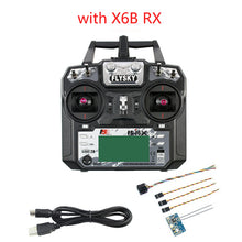 Load image into Gallery viewer, Original FS-i6X 2.4GHz 10CH Transmitter RX With i-BUS IA6B/ IA10B/X6B Receiver For RC Quadcopter Airplane Drone F20424
