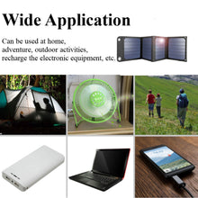 Load image into Gallery viewer, Outdoor USB Portable Solar Panel For Mobile Phone Battery Hiking Camping Foldable Solar Plate Emergency Power Solar Cell Charger
