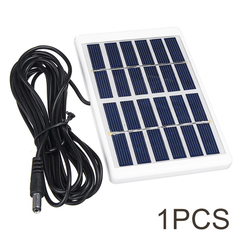 Portable 5W 6V Solar Panel Outdoor Solar Charger Panel 3 Meter Cable Climbing Fast Charger Polysilicon Tablet Solar Generator