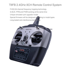 Load image into Gallery viewer, Radiolink T8FB 2.4GHz 8ch RC Transmitter R8EF Receiver Combo Remote Rontrol for RC Helicopter DIY RC Quadcopter Plane
