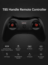 Load image into Gallery viewer, Radiolink T8S 8CH Mini RC Transmitter 2.4G Radio Remote Handle Gamepad Controller for Fixed Wing/Drone/Car/Boat for ReceiverR8FM
