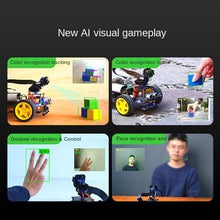 Load image into Gallery viewer, Raspberry PI 4B visual car camera recognition robot AI Python programming wifi
