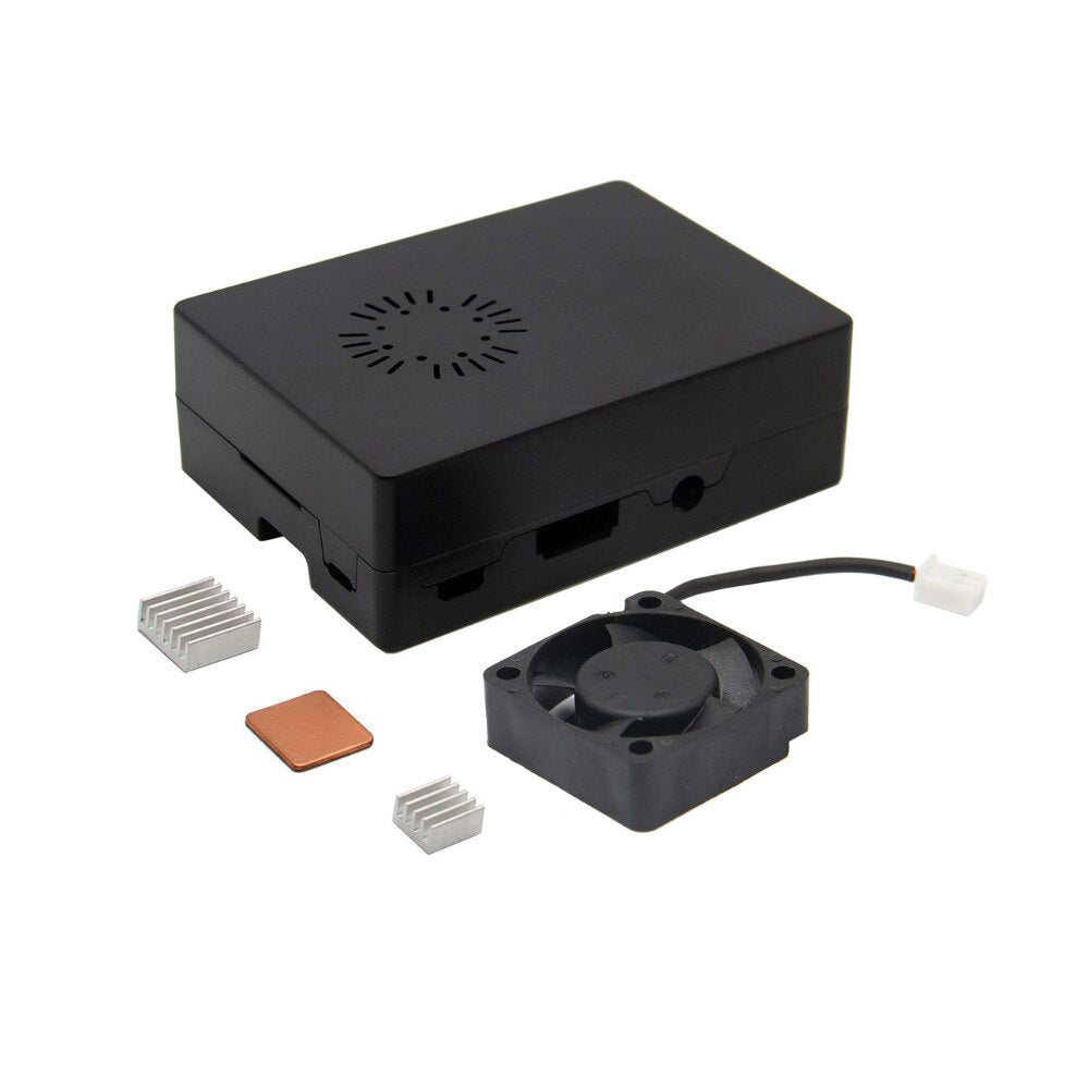 Raspberry Pi 3 ABS Case + Cooling Fan +Heat Sinks Raspberry pi start kit Beginner kit