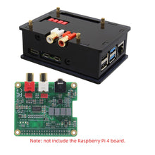 Load image into Gallery viewer, Raspberry Pi 4 Model B PCM5122 HIFI Audio DAC Expansion Board with Acrylic Case
