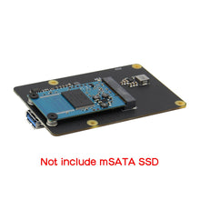 Load image into Gallery viewer, Raspberry Pi 4 Model B mSATA SSD Storage Expansion Board, X857 V2.0 Shield + X708 UPS HAT &amp; Power Management Board
