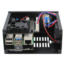 Load image into Gallery viewer, Raspberry Pi 4 Model B mSATA SSD X857 V2.0 Shield + X735 Power Management Board + X857-C3 Matching Metal Case
