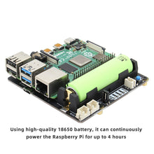 Load image into Gallery viewer, Raspberry Pi 4 model B 18650 UPS HAT，X703 V1.2 Shield/Expansion Board
