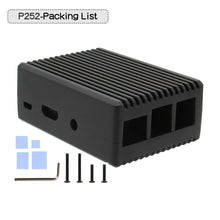 Load image into Gallery viewer, Raspberry Pi Aluminum Alloy Passive Cooling Metal Case for Raspberry Pi 3B +(plus)/ 3B

