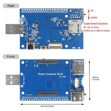Load image into Gallery viewer, Raspberry Pi CM4 IO Board Stick with Heatsink for Raspberry Pi Compute Module 4
