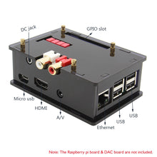 Load image into Gallery viewer, Raspberry Pi HIFI DAC PCM5122 Expansion Board Audio Module for Raspberry Pi 3 Model B+ Plus / Pi3 / 2B / B+
