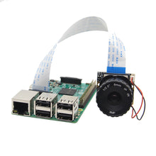 Load image into Gallery viewer, Raspberry Pi IR-CUT Camera Module 5MP 8mm Focal Adjustable Length Night Vision NoIR Camera for Raspberry Pi 3 Model B+/3B/Zero W
