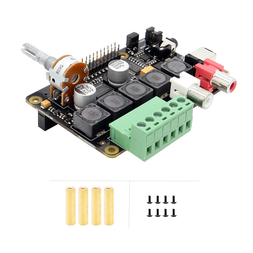 Raspberry Pi X400 I2S Audio Expansion Board Sound Card, DAC Module for Raspberry Pi 4 Model B/3B+/ 3B / Pi 2B / B+