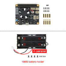 Load image into Gallery viewer, Raspberry Pi X708 UPS HAT &amp; Power Management Board with Cooling Fan ,AC Power Loss Detection, Auto On &amp; Safe Shutdown Function
