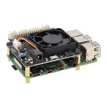 Load image into Gallery viewer, Raspberry Pi X735 Safety Shutdown Power Management &amp; Auto Cooling Board for Raspberry Pi 4 Model B/3B+(plus) /3B / 2B+
