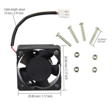 Load image into Gallery viewer, Raspberry pi 4 Modle B Mute Cooling Fan + 2Pcs Aluminum Heat Sink for Raspberry pi 4 B / 3 B+/ plus / 2B / Zero W
