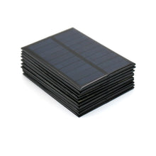 Load image into Gallery viewer, 10pcs Solar Panel 5V 0.75W 150mA extend cable Polycrystalline Solar Cells Standard Epoxy DIY Battery Charge Module

