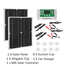 Load image into Gallery viewer, Solar Panel 12V Flexible USB Power Portable Outdoor Solar Cell Camping Hiking Travel Phone Charger Real 150/300W Solar Panel Kit
