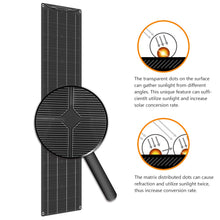 Load image into Gallery viewer, Solar Panel 50W Flexible Solar Charge Kit Module 10A Charge Controller, Cable for Home RV Caravan Boat and 12V Battery
