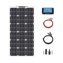Load image into Gallery viewer, Solar Panel Kit 300W 200w 100w flexible solar panels module controller for camper caravan boat car battery 12v Energy chargin
