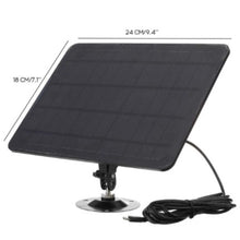 Load image into Gallery viewer, Waterproof Solar Panels Charger for Security Camera IP Camera CCTV Outdoor Monitor Mini Camera Phone Home Charge Monocrystalline
