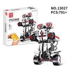 Load image into Gallery viewer, White Balance Programming Robot White App Education Series Assembling and Combined Building Blocks Toy Boy
