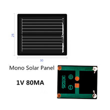 Load image into Gallery viewer, Whole sale Min Solar panel 0.5V 1V 2V 3V 4V 5V 6V 80MA 100MA 120MA 130MA 160MA 210MA Solar Cell For diy Solar charger
