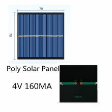 Load image into Gallery viewer, Whole sale Min Solar panel 0.5V 1V 2V 3V 4V 5V 6V 80MA 100MA 120MA 130MA 160MA 210MA Solar Cell For diy Solar charger
