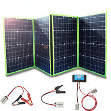 Load image into Gallery viewer, 300W 100W Foldable Solar Panel Kit 12V 24V Battery Charger Controller Portable Placa Solar Flexible Solar Panel Charger
