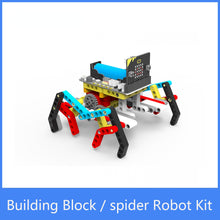 Load image into Gallery viewer, custom Micro: Bit V2 Steel Diy Hexapod Robot Spider Robot Kit
